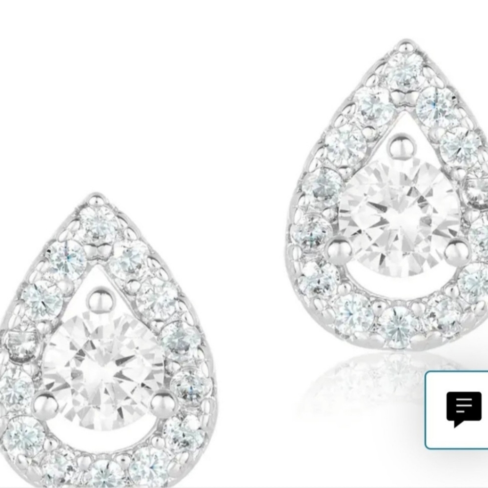 Swarovski Crystal Pear Shaped Earrings